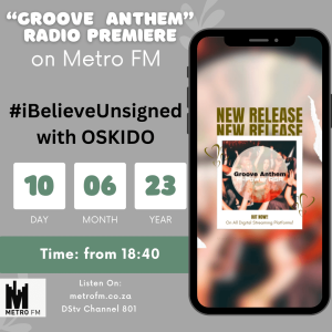 M-Power RSA's Groove Anthem plays on Metro FM