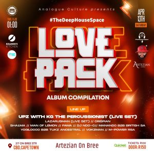 ”The Love Pack” Album Launch at Artezian on Bree, CBD, Cape Town